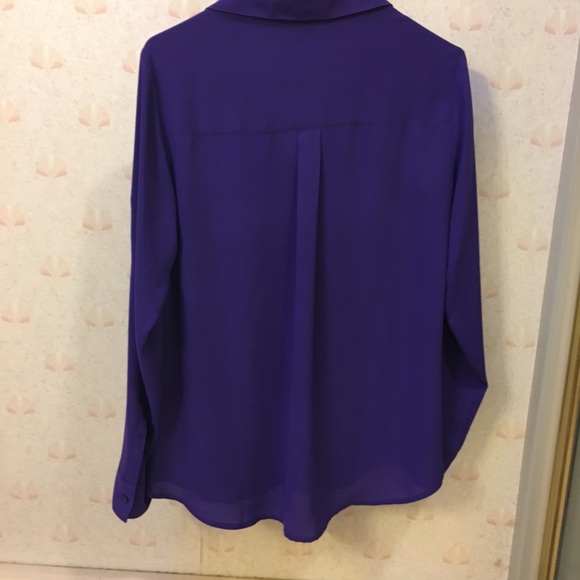 Purple express button down - Picture 2 of 4